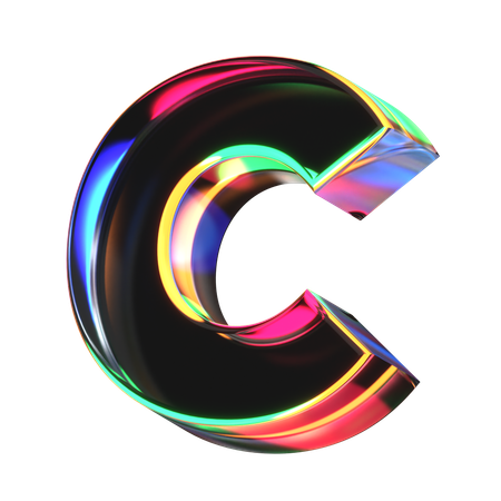 C Letter  3D Icon