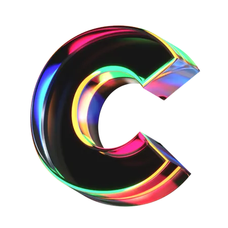 C Letter  3D Icon