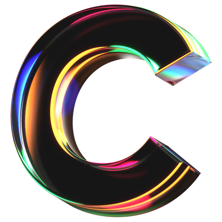 C Letter  3D Icon