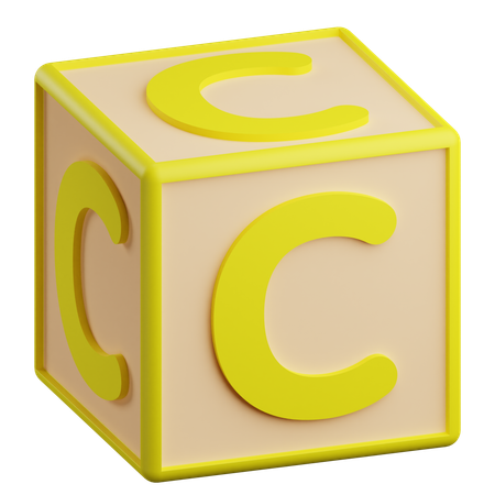 C Letter  3D Icon