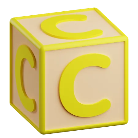 C Letter  3D Icon