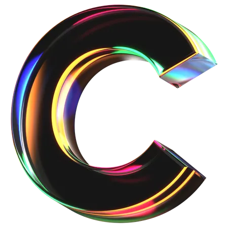 C Letter  3D Icon