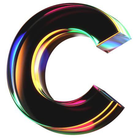 C Letter  3D Icon