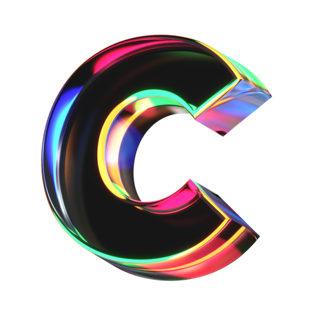 C Letter  3D Icon
