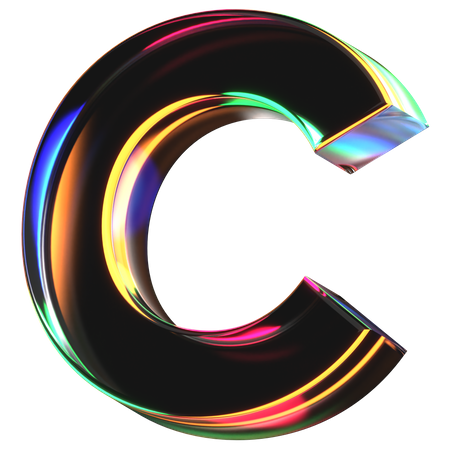 Buchstabe C  3D Icon