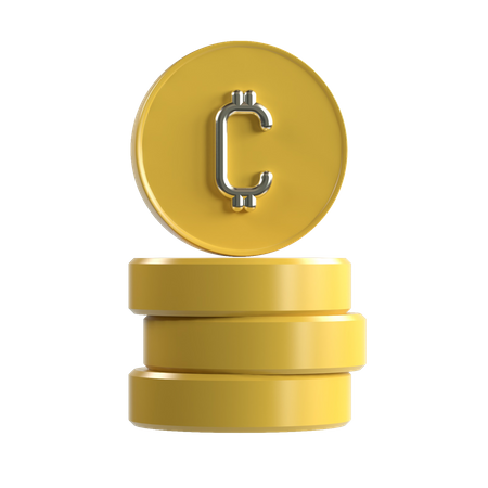 Moneda c  3D Illustration