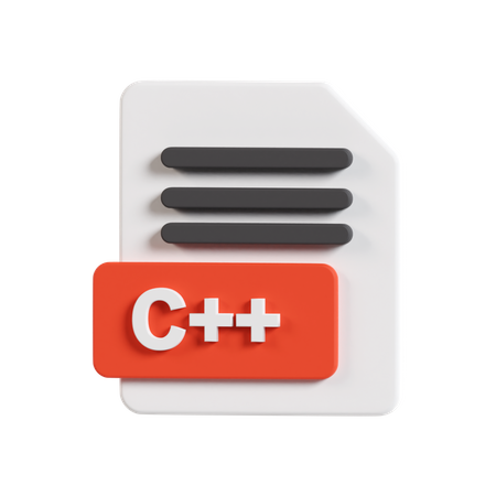 C Plus Plus File  3D Icon