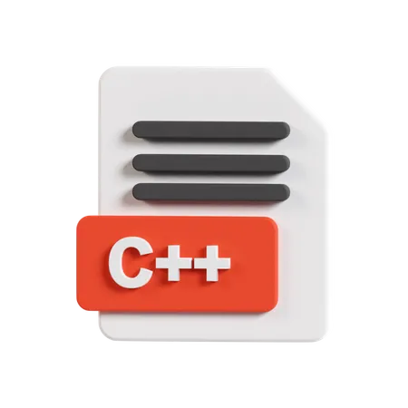 C Plus Plus File  3D Icon