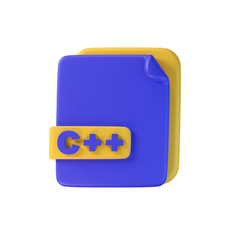 C Plus Plus File  3D Icon