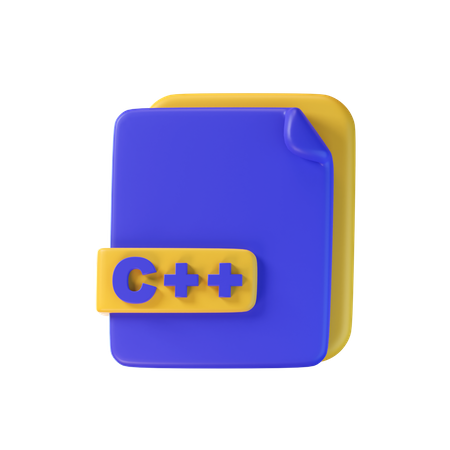 C Plus Plus File  3D Icon