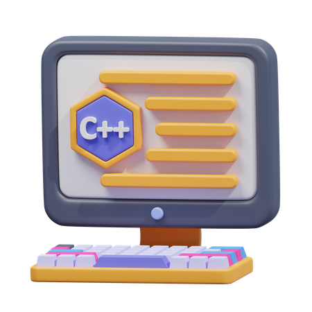C++ programing  3D Icon