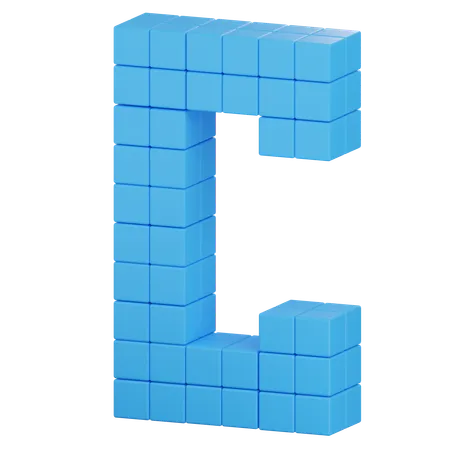 C último  3D Icon