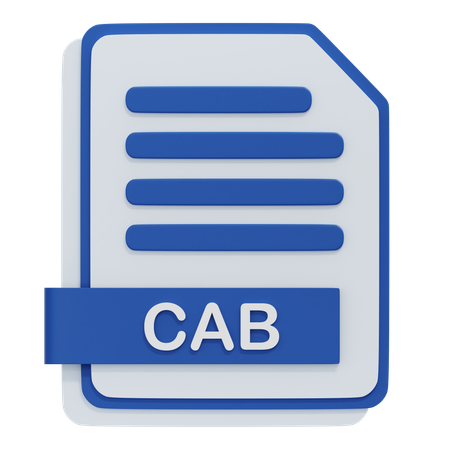 CAB File  3D Icon