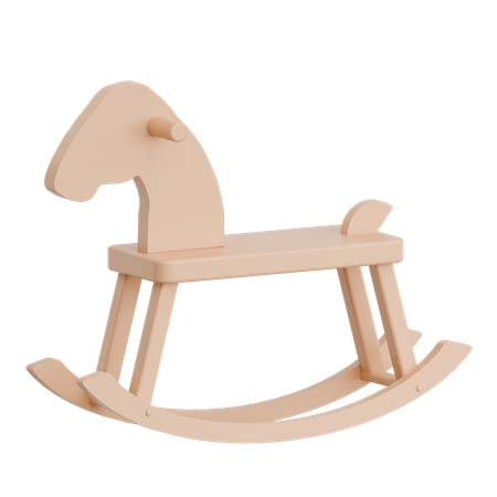 Caballo Mecedora  3D Icon