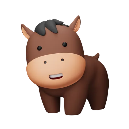 Caballo  3D Icon