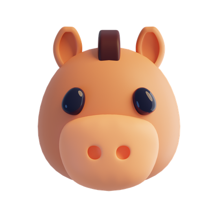 Caballo  3D Icon