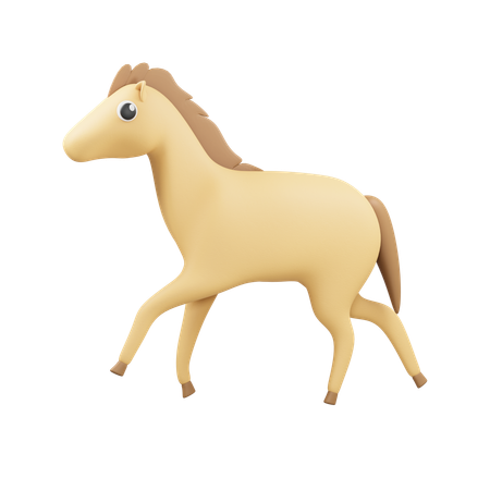 Caballo  3D Icon