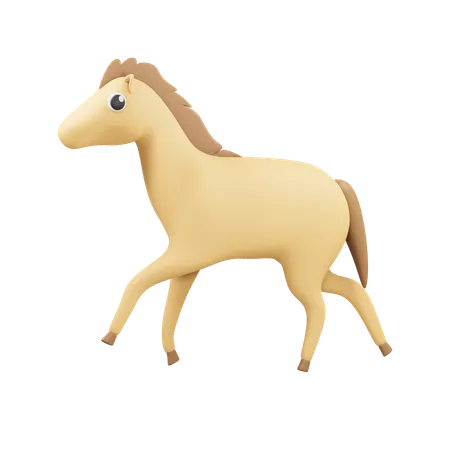 Caballo  3D Icon