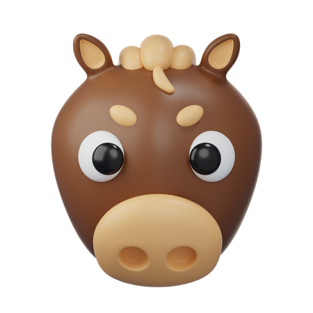 Caballo  3D Icon