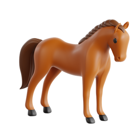 Caballo  3D Icon