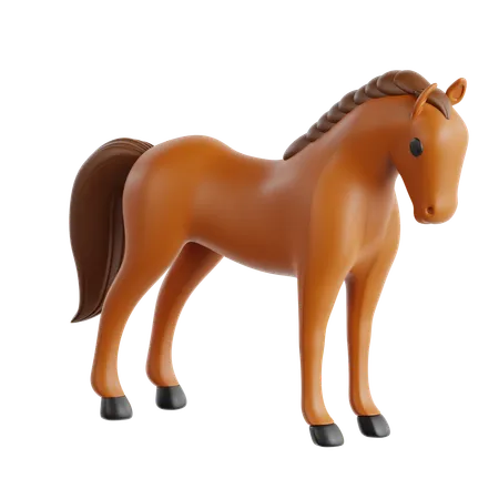 Caballo  3D Icon