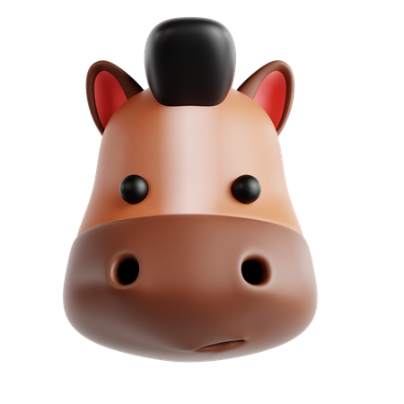 Caballo  3D Icon