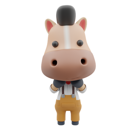 Caballo  3D Illustration