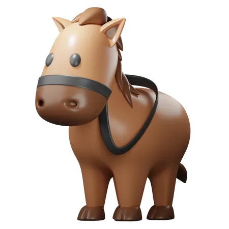 Caballo  3D Icon