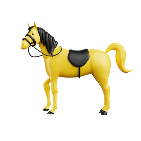 Caballo  3D Illustration