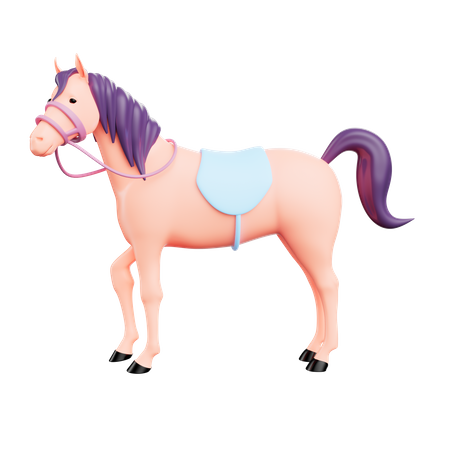 Caballo  3D Illustration