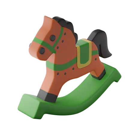 Caballo de juguete  3D Icon