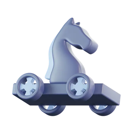 Caballo de Troya  3D Icon