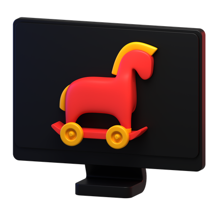 Caballo de Troya  3D Icon