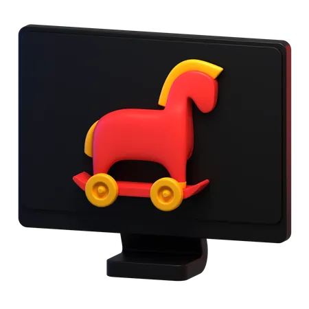 Caballo de Troya  3D Icon