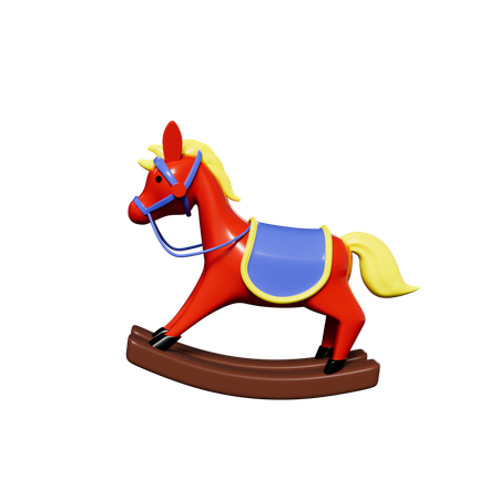 Caballo Mecedora  3D Icon