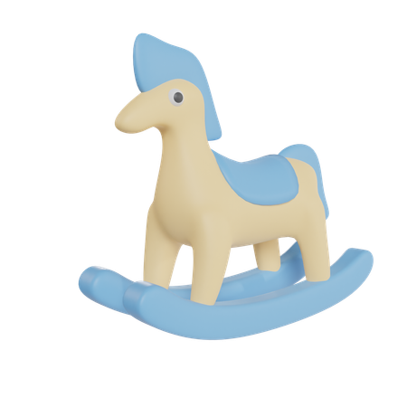 Caballo Mecedora  3D Icon