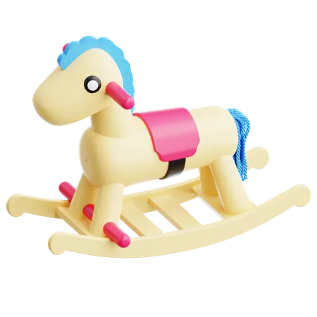 Caballo Mecedora  3D Icon