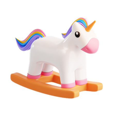 Caballo Mecedora  3D Icon