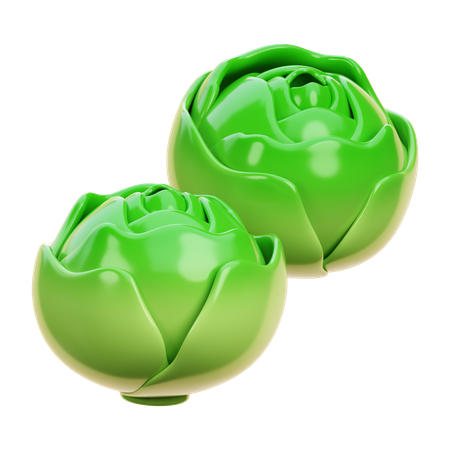 Cabbagage  3D Icon