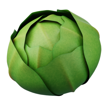 Cabbage  3D Icon