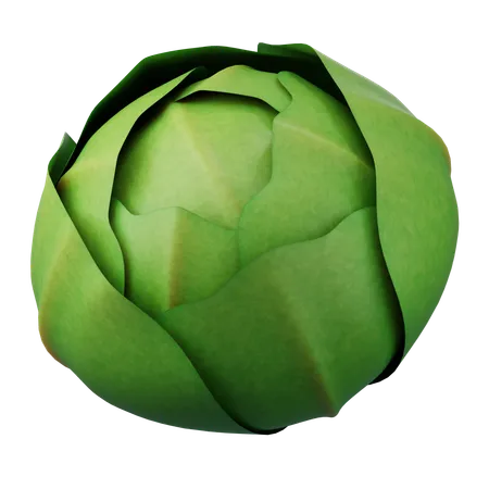 Cabbage  3D Icon