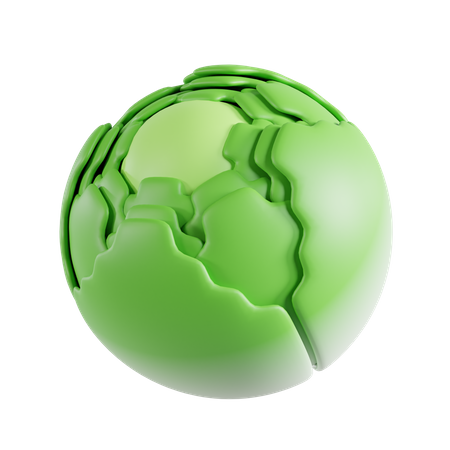 Cabbage  3D Icon