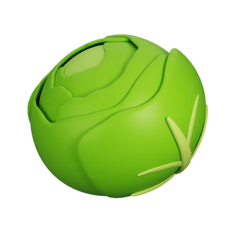 Cabbage  3D Icon