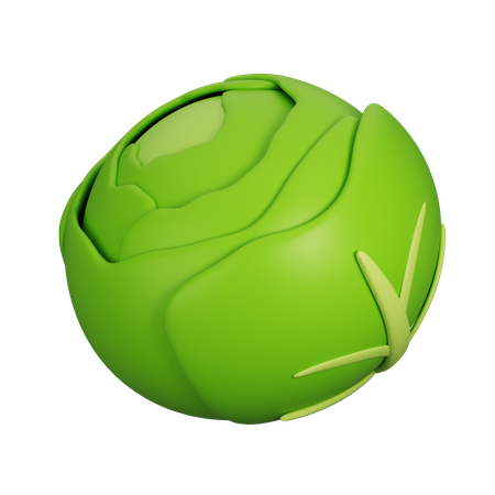 Cabbage  3D Icon