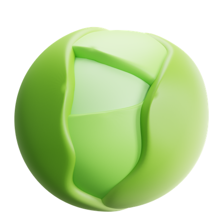 Cabbage  3D Icon
