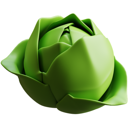 Cabbage  3D Icon