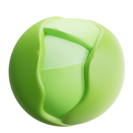 Cabbage 3D Icon