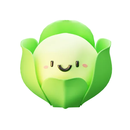 Cabbage 3D Icon