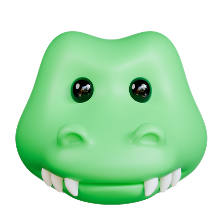 Cabeça de crocodilo  3D Icon