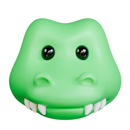 Cabeça de crocodilo  3D Icon